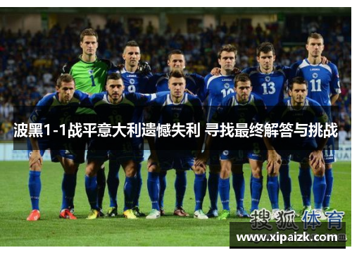 波黑1-1战平意大利遗憾失利 寻找最终解答与挑战