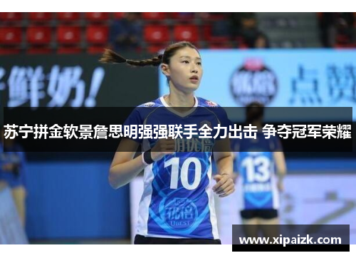 苏宁拼金软景詹思明强强联手全力出击 争夺冠军荣耀